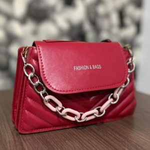 SET OF LADIES BEAUTIFUL HANDBAGS - WINE