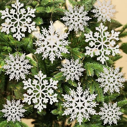 green Snowflake Ornament