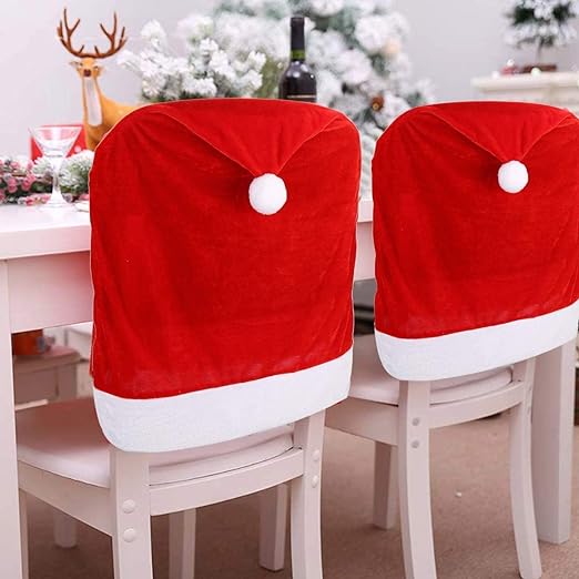 christmas Christmas chair back cover