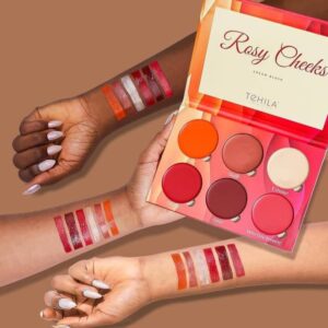 Rosy Cheeks Makeup Natural Blush for Pink Flush