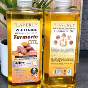 Laverly Turmeric Whitening Oil for Dark Spots, Acne & Glowing Skin