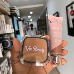 Vee Beauty Foundation & Powder Second Skin Full Coverage Foundation